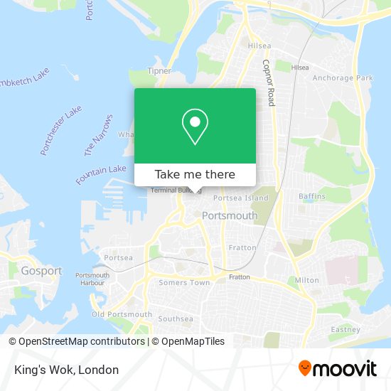 King's Wok map