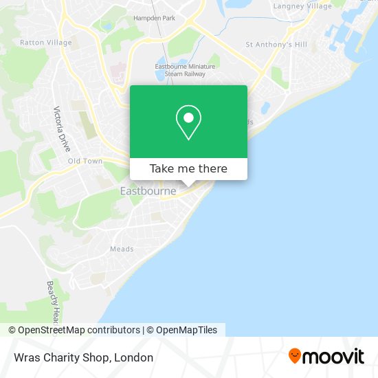 Wras Charity Shop map