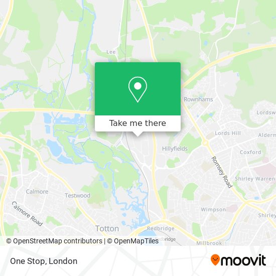 One Stop map