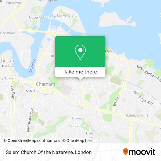Salem Church Of the Nazarene map