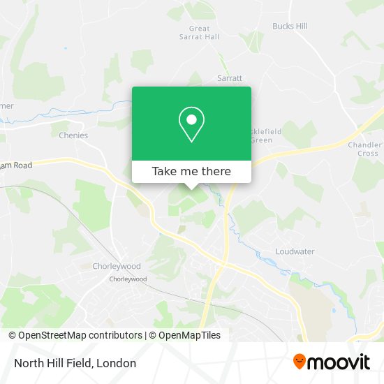 North Hill Field map