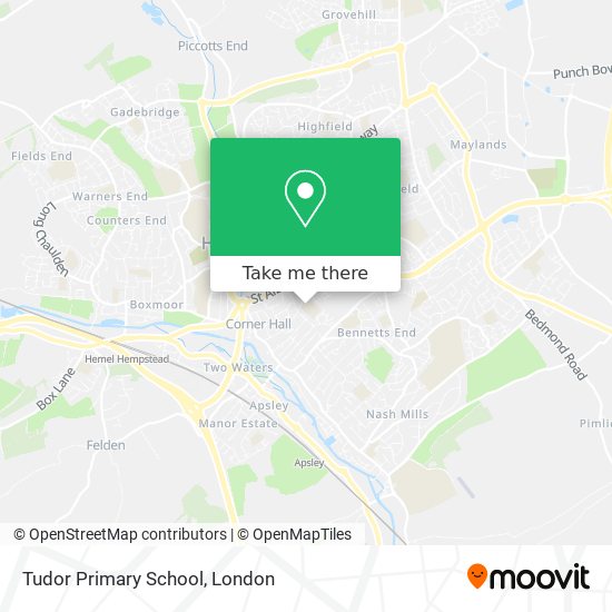 Tudor Primary School map