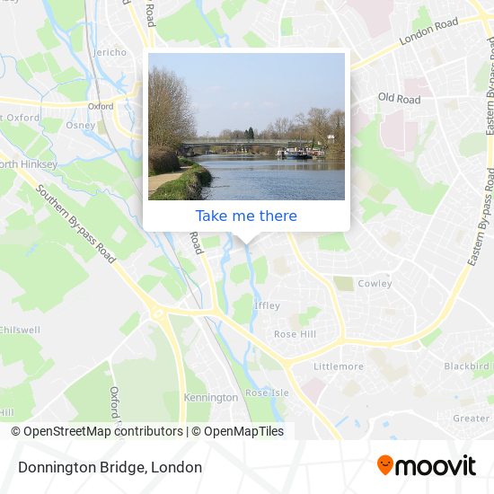 How to get to Donnington Bridge in Oxford by Bus or Train