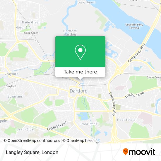 Langley Square map