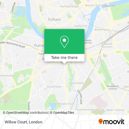 Willow Court map