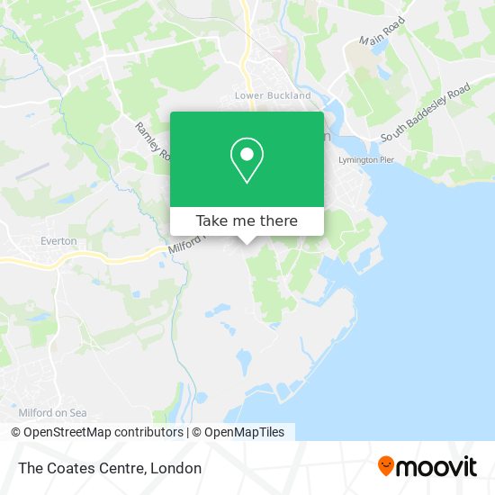 The Coates Centre map