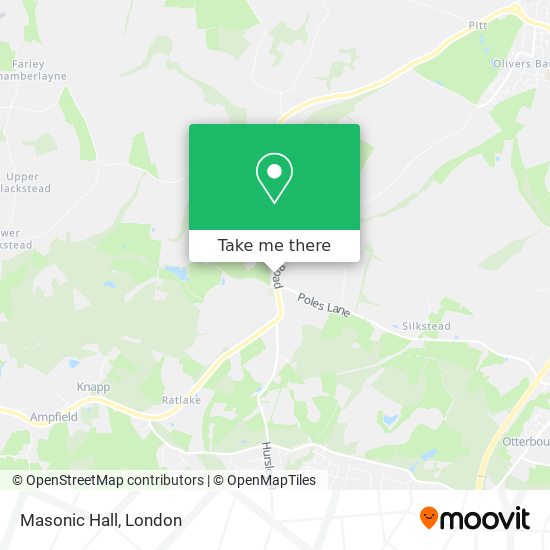 Masonic Hall map