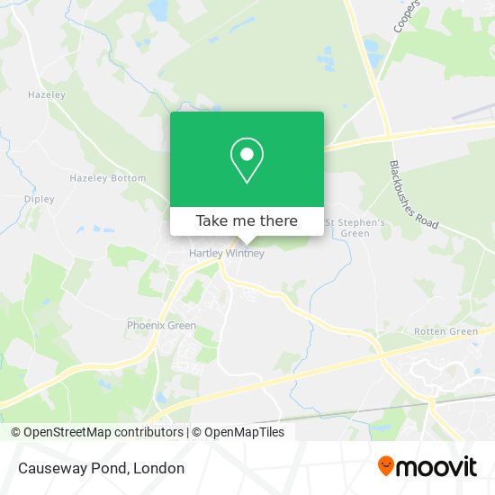 Causeway Pond map