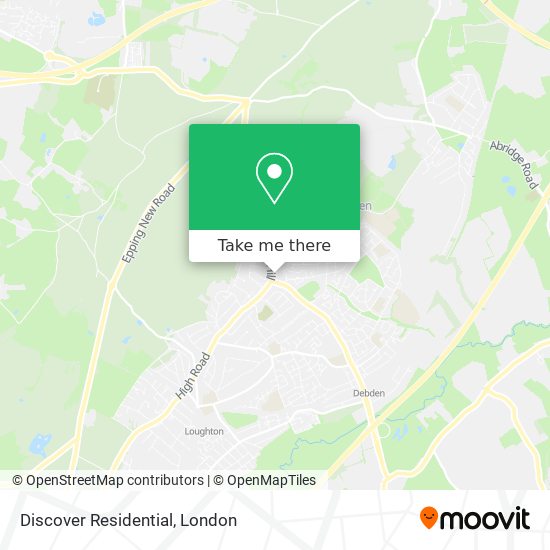Discover Residential map
