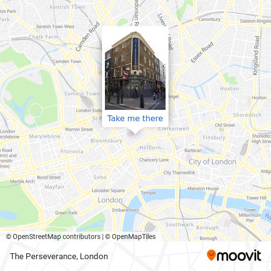 The Perseverance map