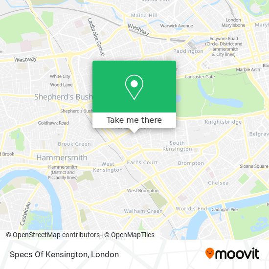 Specs Of Kensington map