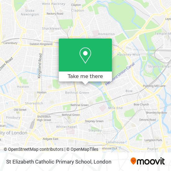 St Elizabeth Catholic Primary School map