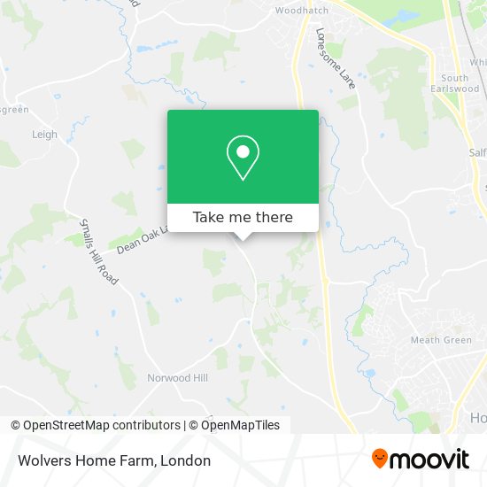 Wolvers Home Farm map