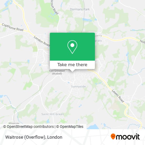 Waitrose (Overflow) map
