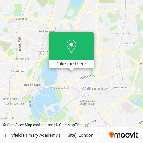 Hillyfield Primary Academy (Hill Site) map