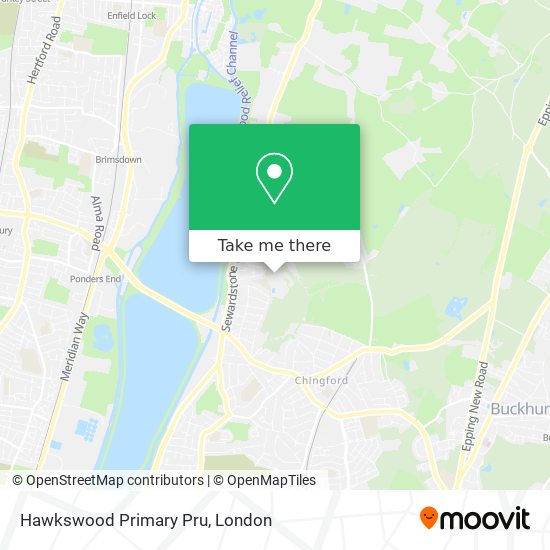 Hawkswood Primary Pru map