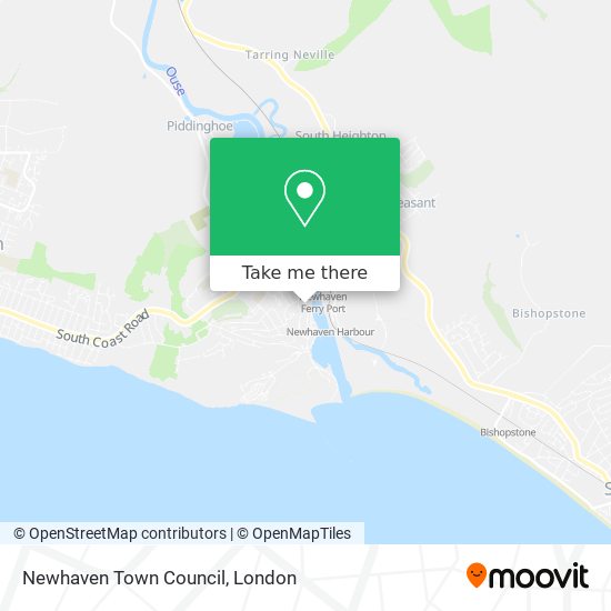 Newhaven Town Council map