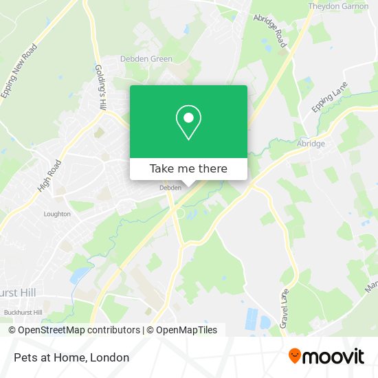 Pets at Home map