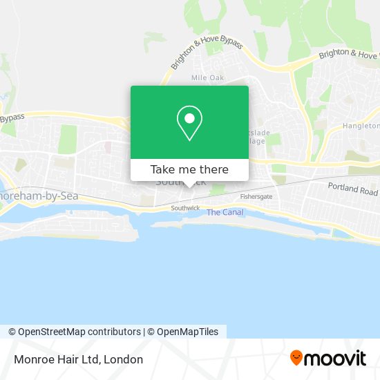 Monroe Hair Ltd map