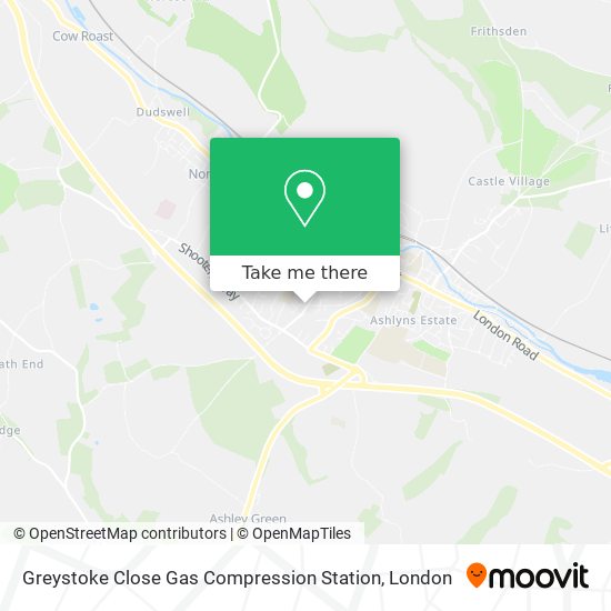 Greystoke Close Gas Compression Station map