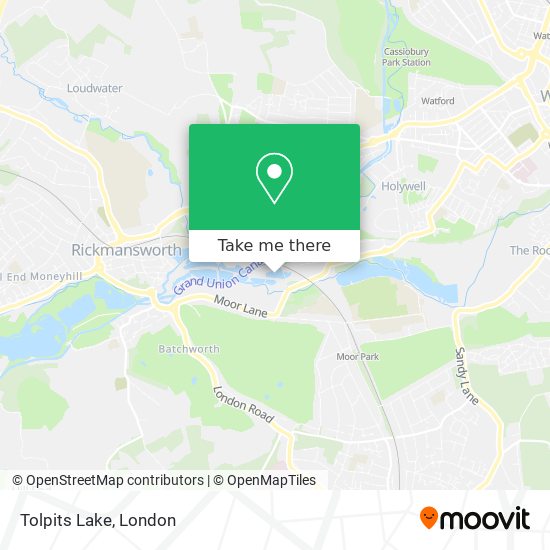 Tolpits Lake map