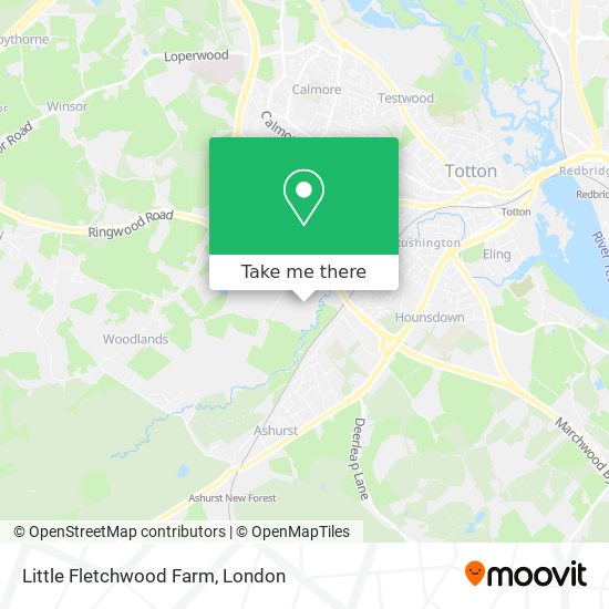 Little Fletchwood Farm map