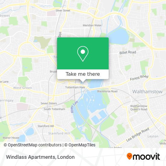 Windlass Apartments map