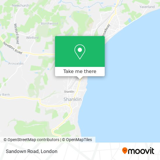 Sandown Road map