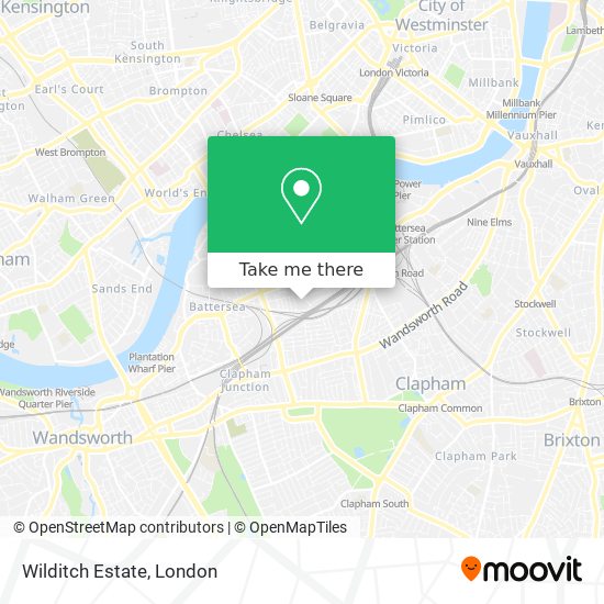 Wilditch Estate map