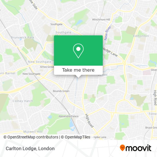 Carlton Lodge map