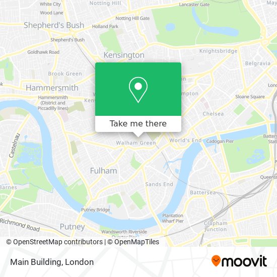 Main Building map