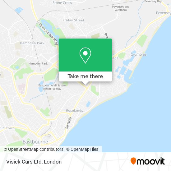 Visick Cars Ltd map