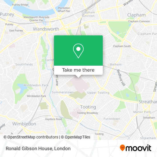 Ronald Gibson House map