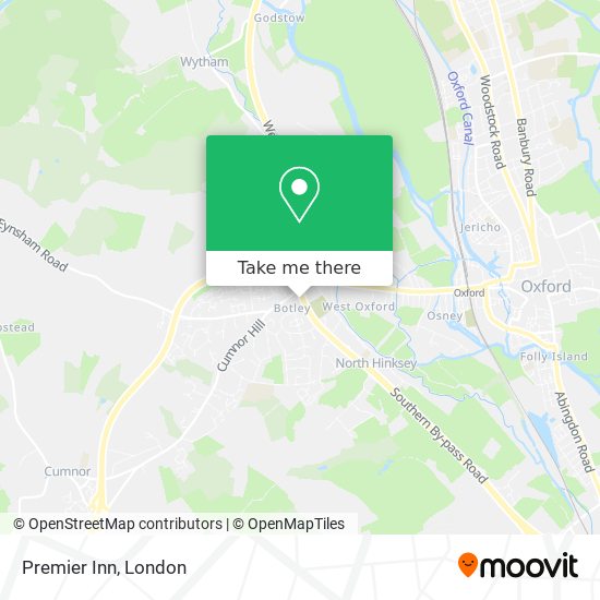 Premier Inn map