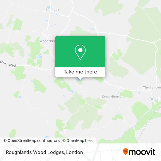 Roughlands Wood Lodges map