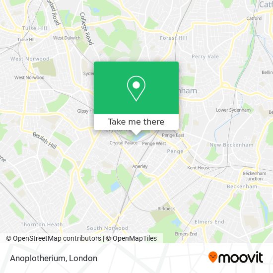 Anoplotherium map
