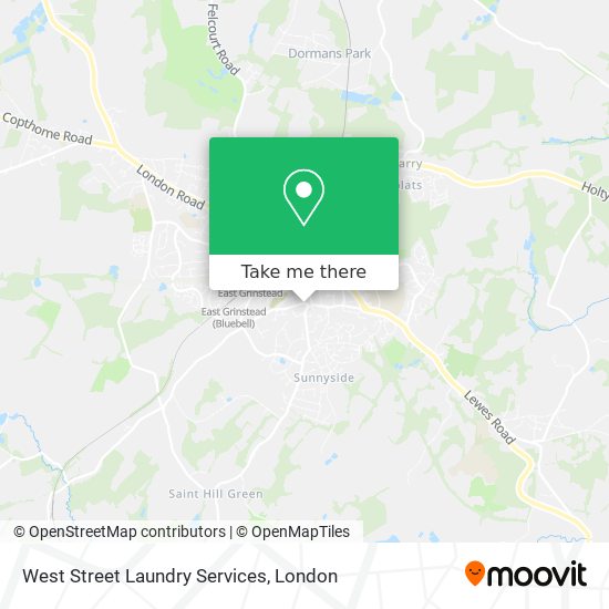 West Street Laundry Services map