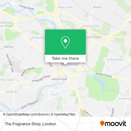 The Fragrance Shop map