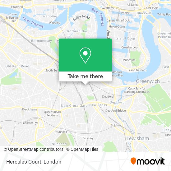 Hercules Court map