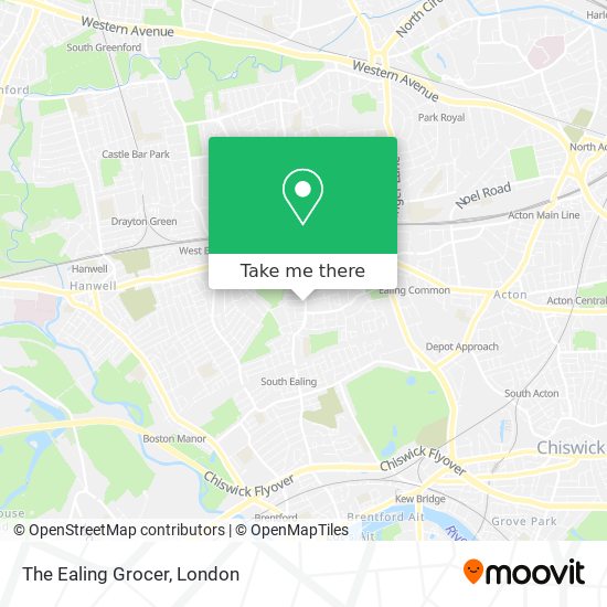 The Ealing Grocer map