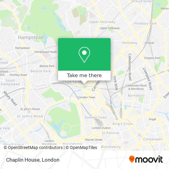 Chaplin House map