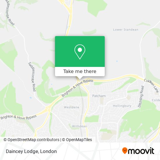 Daincey Lodge map