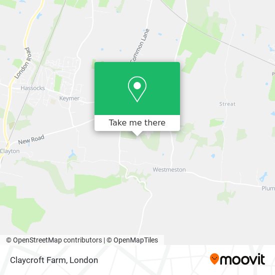 Claycroft Farm map