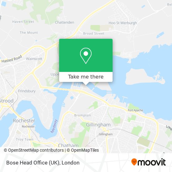 Bose Head Office (UK) map