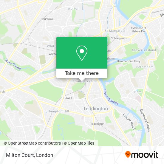 Milton Court map