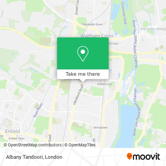 Albany Tandoori map