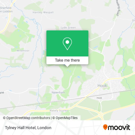 Tylney Hall Hotel map