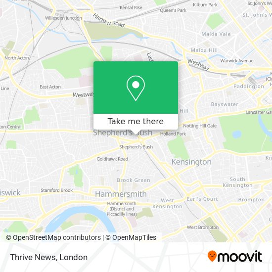 Thrive News map