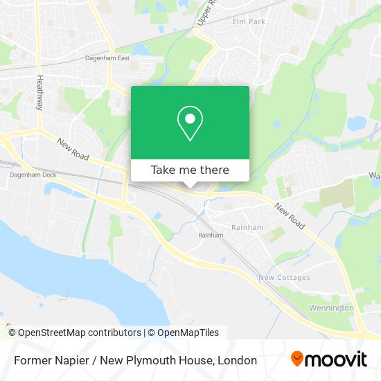 Former Napier / New Plymouth House map