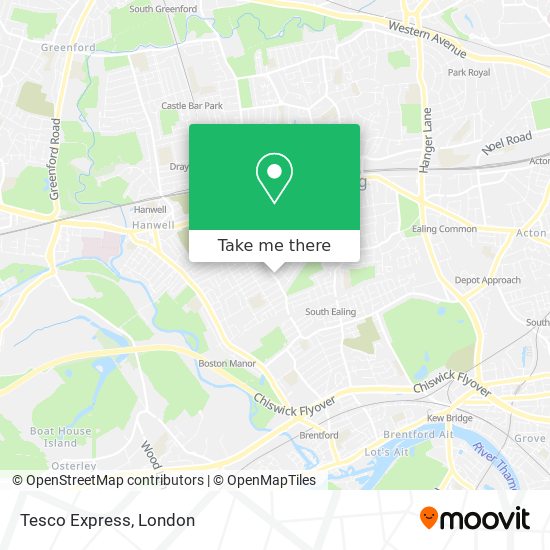 Tesco Express map